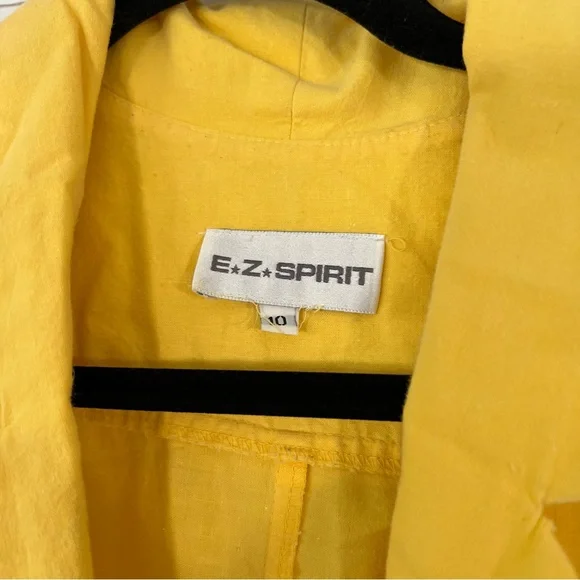 E.Z. Spirit Vintage 80s Yellow Belted Jumpsuit - Picture 6 of 11